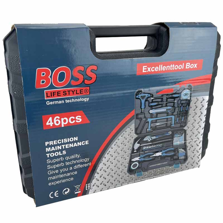 جعبه ابزار باس مدل B-KIT مجموعه 46 عددی
