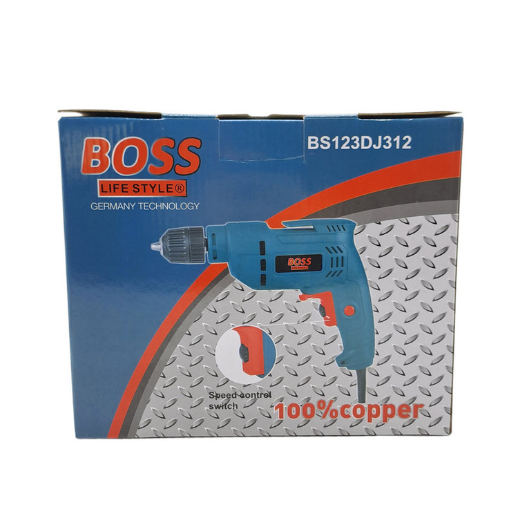 دریل برقی سه نظام 10 اتوماتیک 600 وات باس مدل BS123DJ312