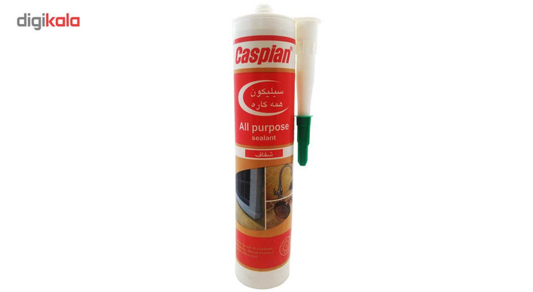 چسب سیلیکون آکواریوم کاسپین مدل شفاف حجم 300 میلی لیتر