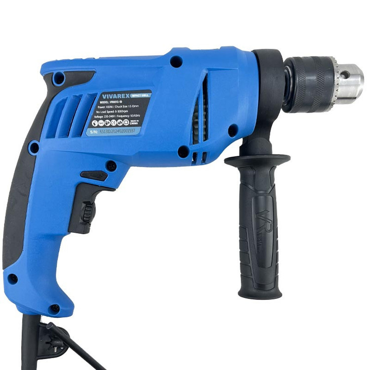 دریل چکشی 13 میلیمتری 650 وات ویوارکس مدل VR6513-ID BLUE