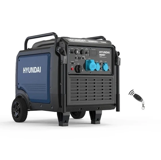 موتور ۸.۷ کیلووات بنزینی اینورتر برق هیوندای مدل HG8087-PG