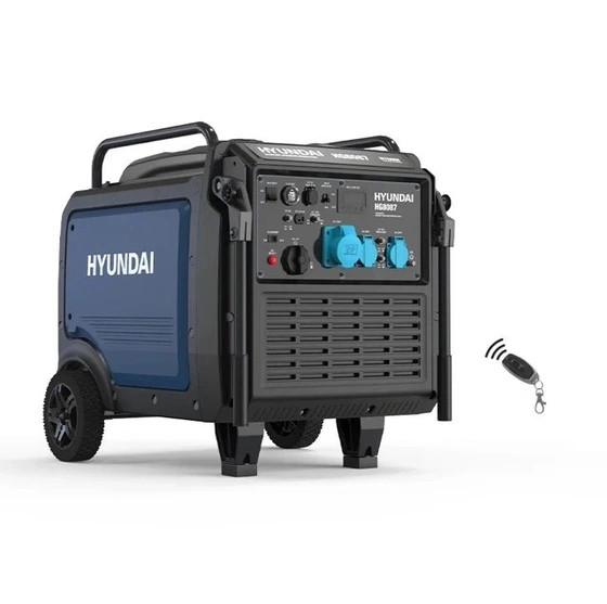 موتور ۸.۷ کیلووات بنزینی اینورتر برق هیوندای مدل HG8087-PG
