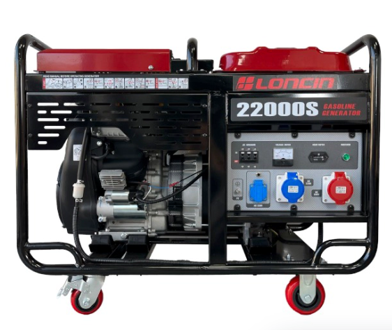 موتور برق 15 کیلووات سه فاز استارتی بنزینی لانسین مدل LC22000S