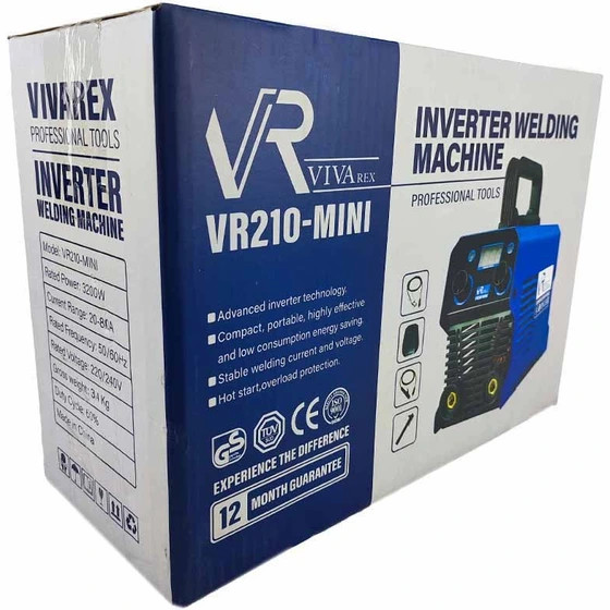 اینورتر جوشکاری 210 آمپر ویوارکس مدل VR210-MINI